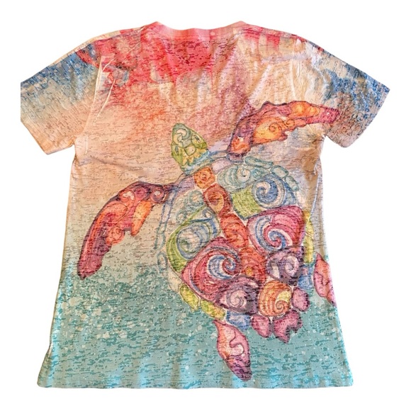 Ladies tee Blue 84 from Kauai sz XL. NWOT - Picture 5 of 8